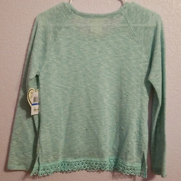 Belle du Jour Girls Sweater Top Back to School XL - Picture 5 of 5